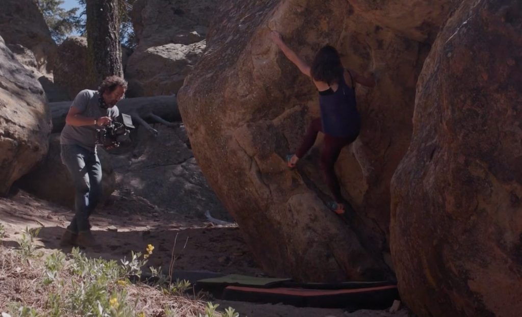 Gary Breece filming Katie Jo